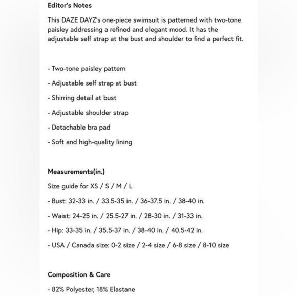 DAZE DAYZ Golden Shirring One-Piece - Picture 7 of 7